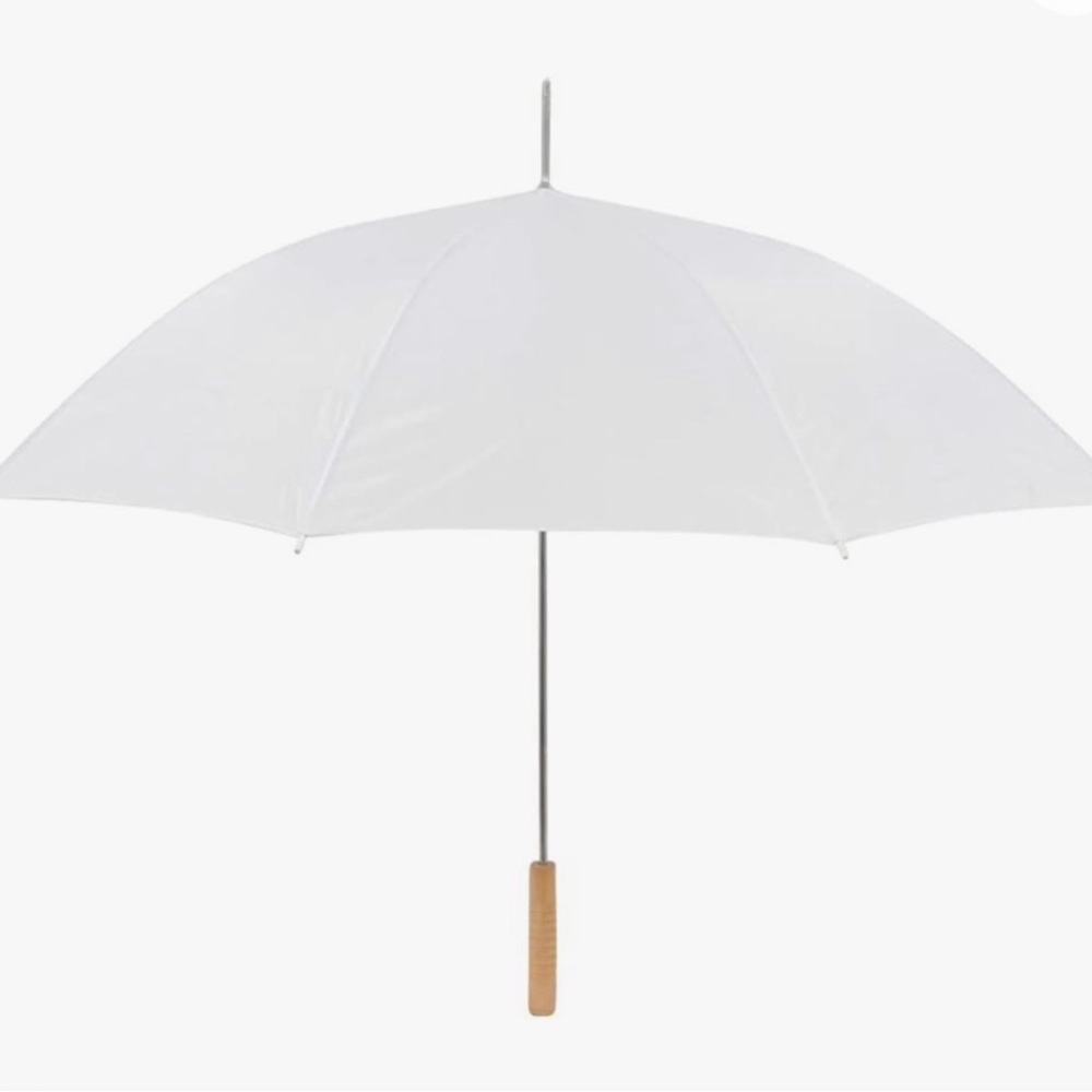White Umbrella  For Rain  Wedding decor Background
